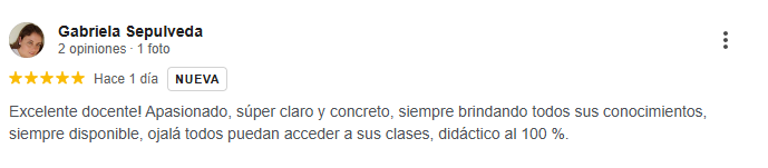 Valoración de Google del curso Diseño de Recursos didácticos visuales e interactivos con Gemini AI (Cupo completo) (2)